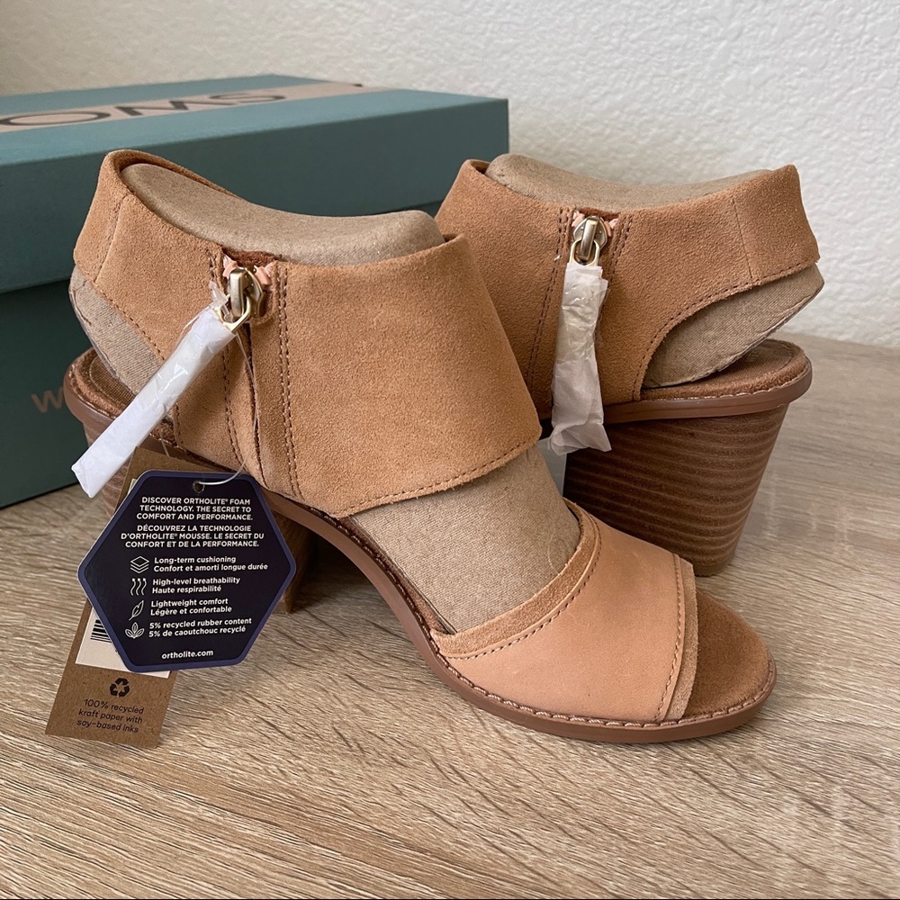 Toms Majorca Cut-Out Sandal - Honey Oiled Nubuck